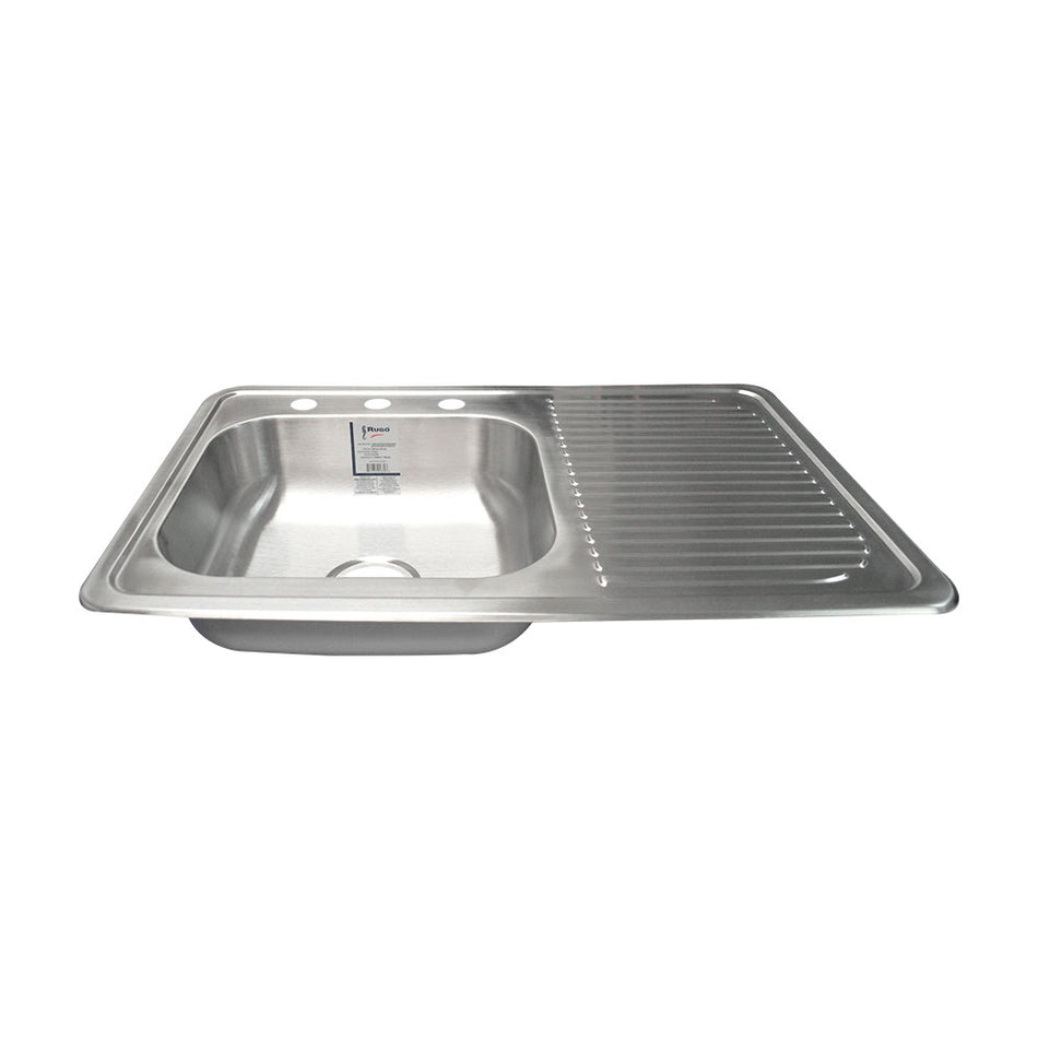 TARJA AC.INOX.ESC.DER.80 X 52, RUGO