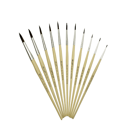 PINCEL ARTEX SERIE 101 #00 REDONDO CREMA