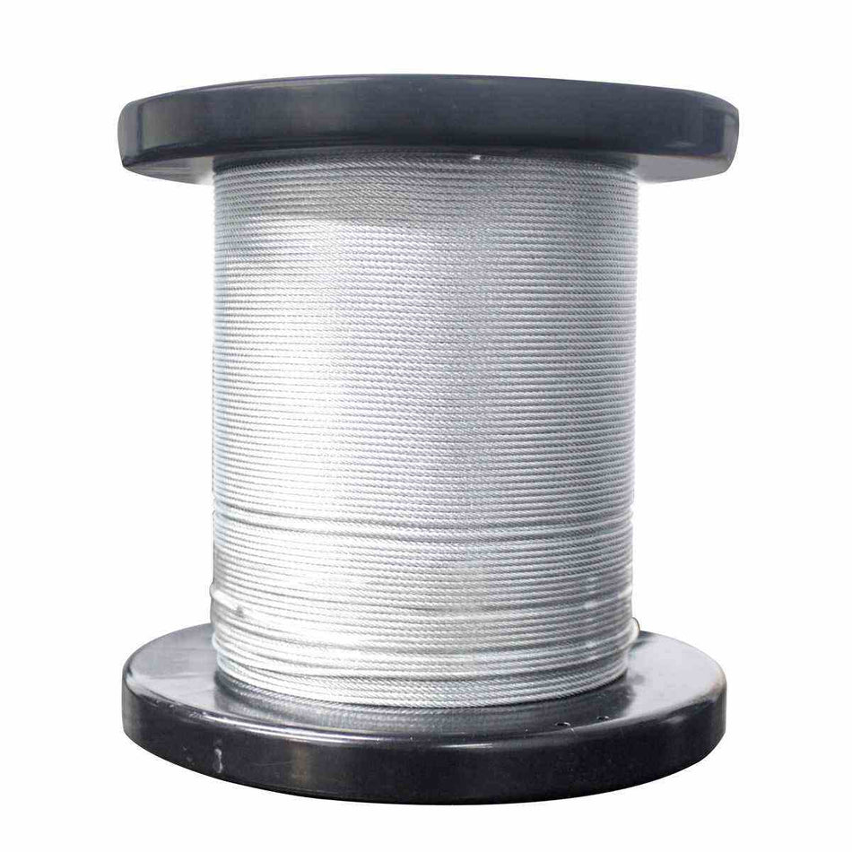 CABLE DE ACERO GALVANIZADO 7X7 3/16" ROL