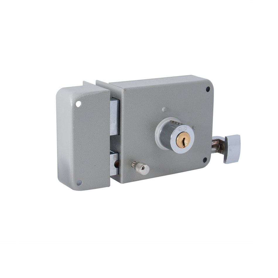 Cerradura de sobreponer función instala fácil, derecha, llave de puntos, blíster Lock 14CS