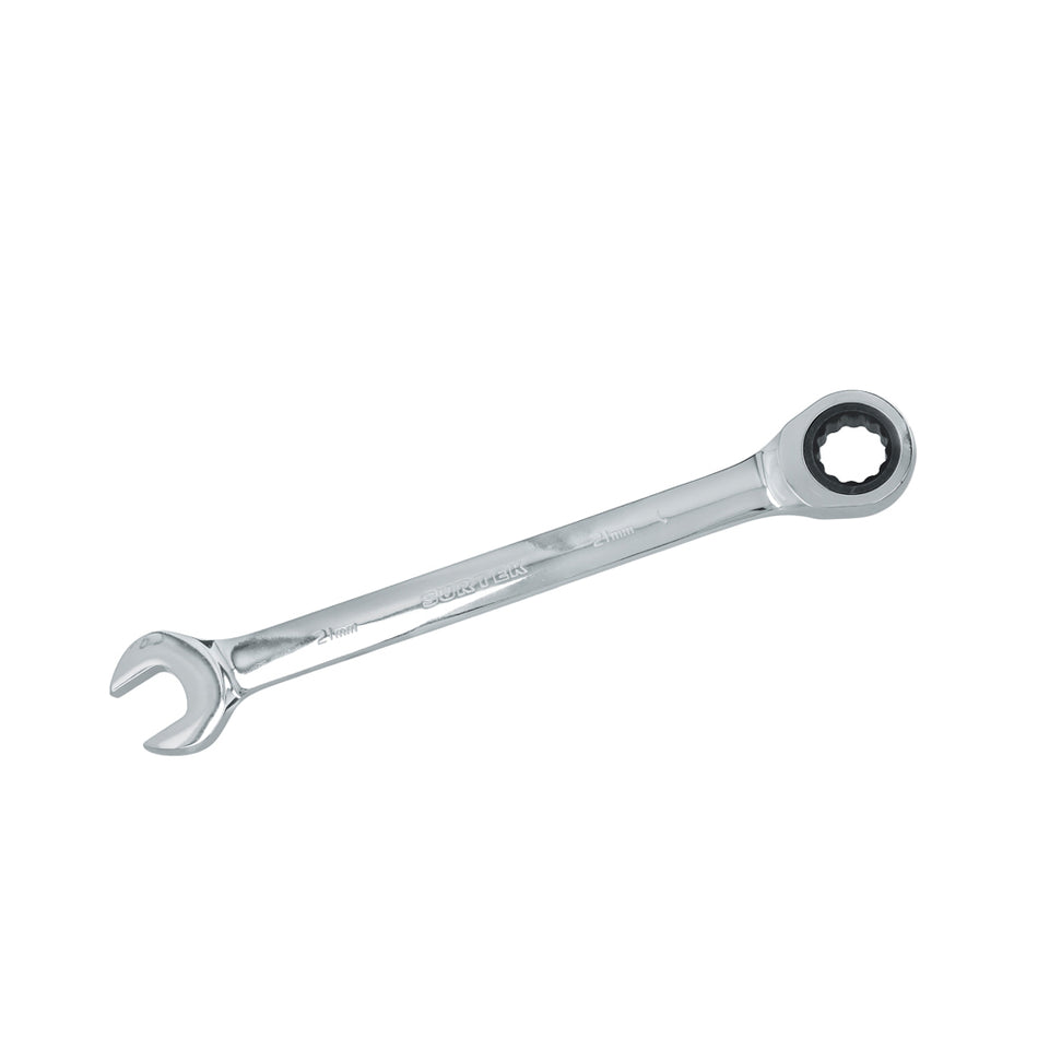 Llave combinada pulido espejo de matraca métrica, 12 puntas, 21mm Surtek 100590
