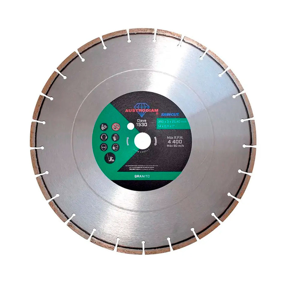 Disco de diamante de 350 x 3.0 x 25.4 mm