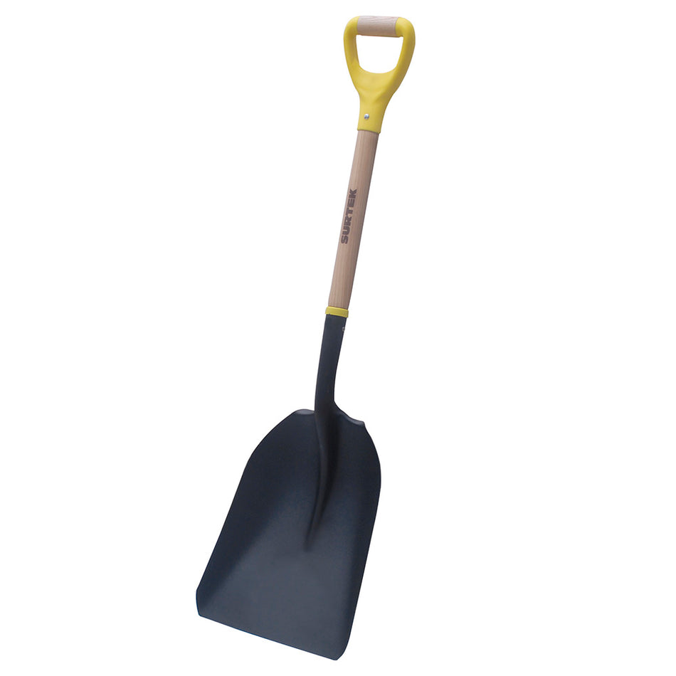Pala con mango de madera con puño contractor grip, tipo carbonera Surtek 130604