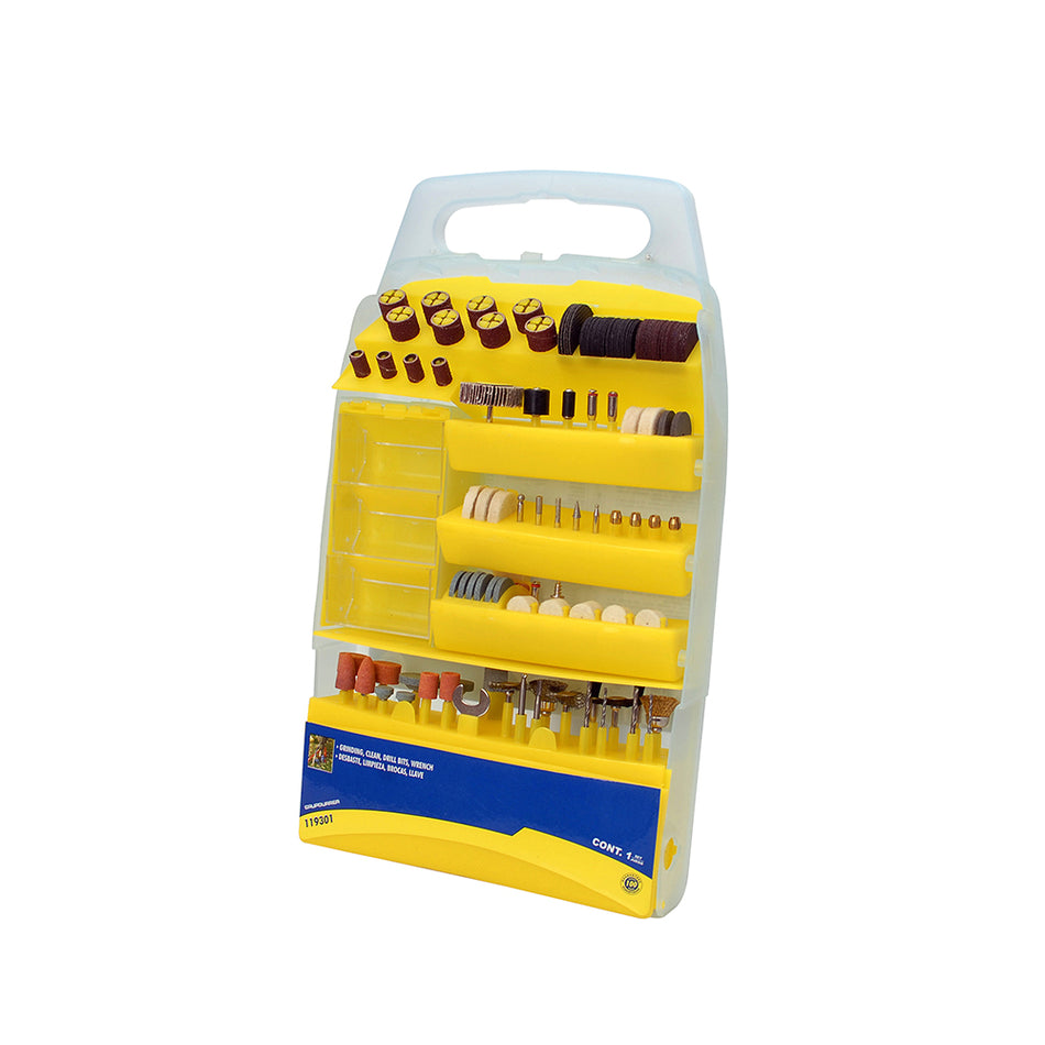 Juego de accesorios para moto tool, 150 piezas Surtek 119301