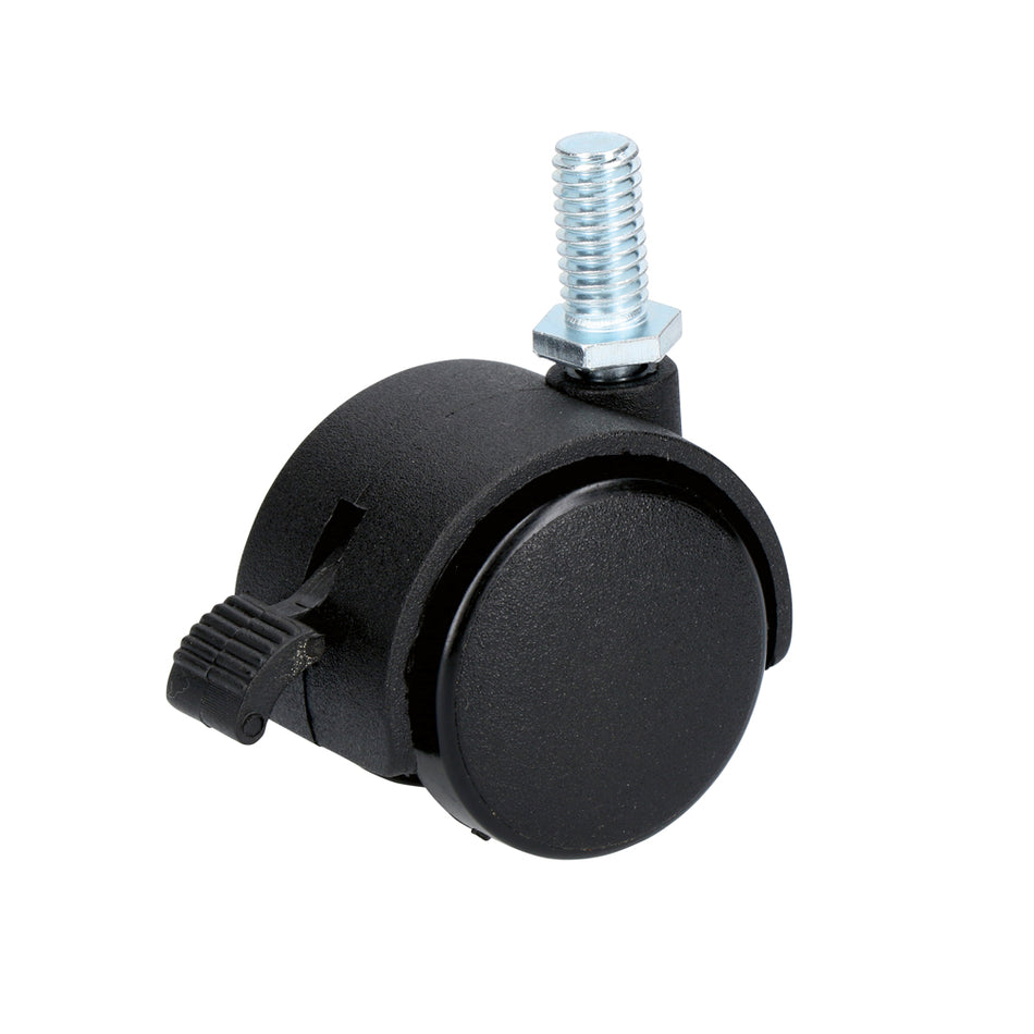 Rodaja tipo yoyo de espiga con rosca y freno 50 mm Surtek RY5RB