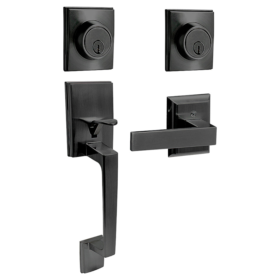 Gatillo rectangular sólido para entrada función sencilla, negro, visual Lock 16GA