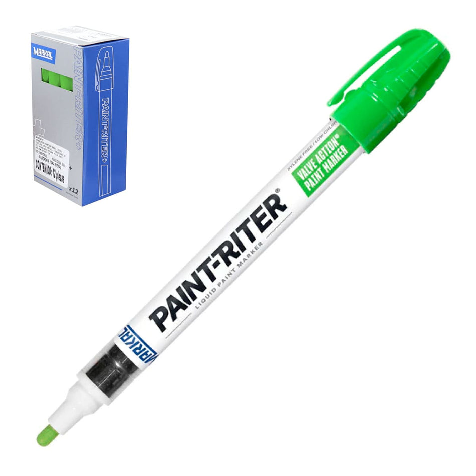 MARCADOR VALVE ACTION VERDE FLUORESCENTE