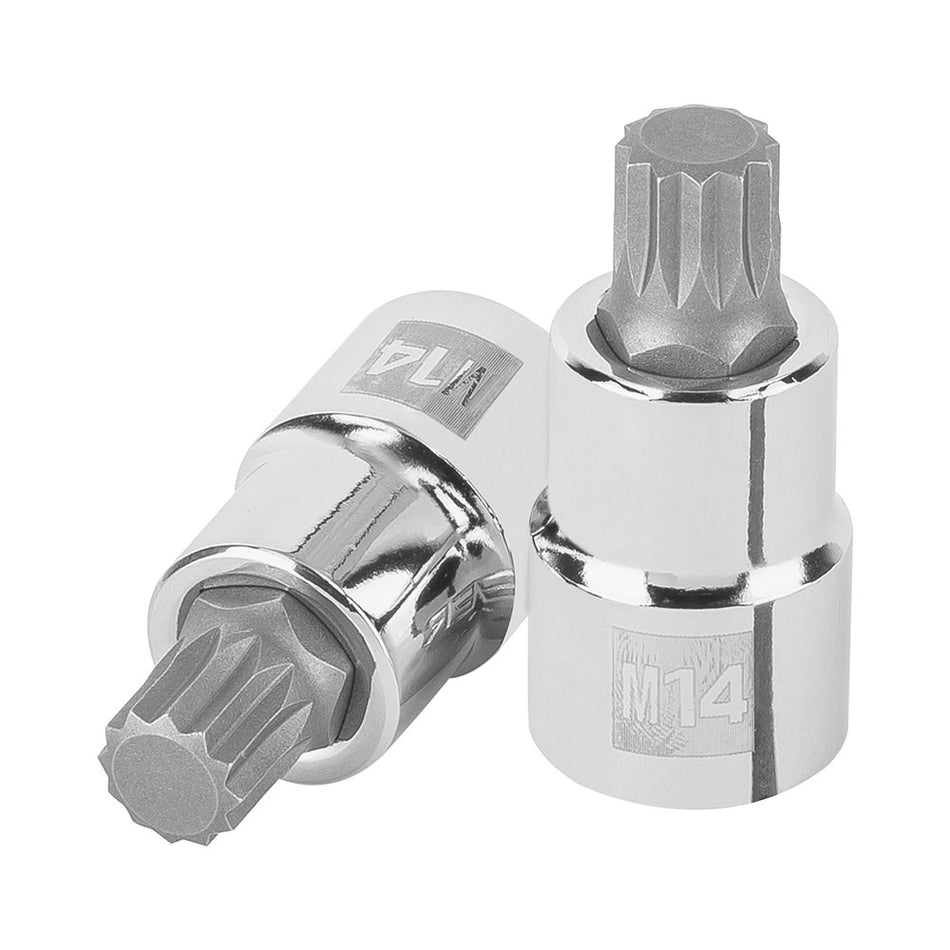 Dado punta corta bristol M14, cuadro 1/2