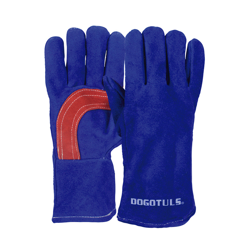 GUANTE SOLDADOR REFUERZO AZUL DOGOTULS GR3020