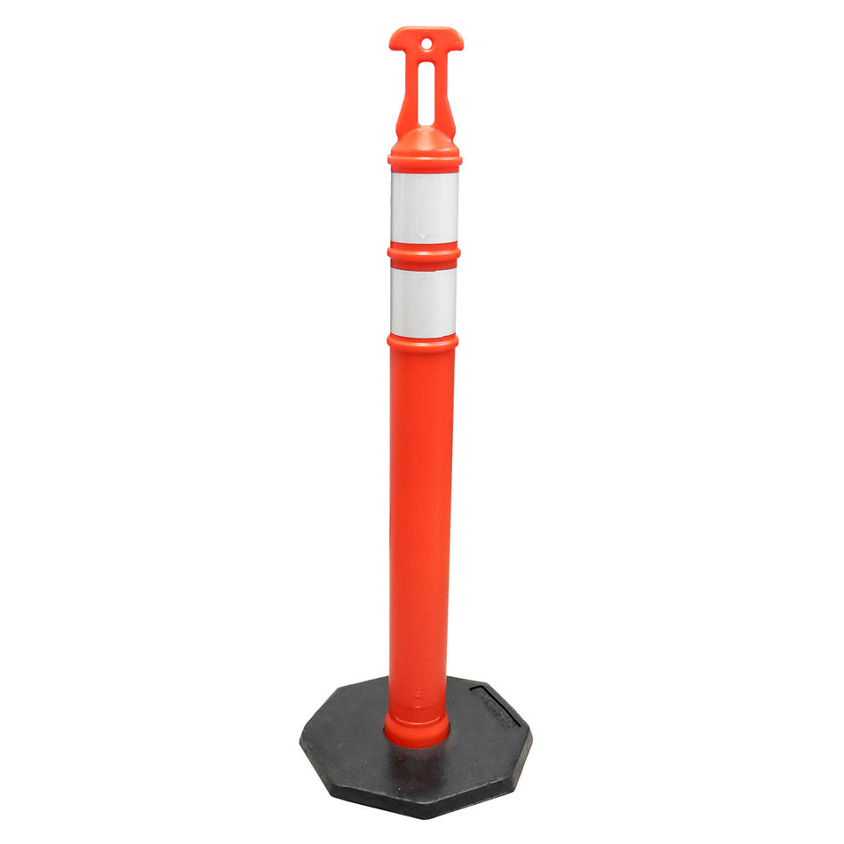 POSTE DELIMITADOR DE 120 CM CON BASE Y R