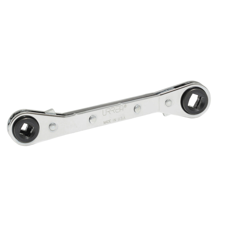 Llave de estrías de matraca para refrigeración en pulgadas, 1/4" x 3/16"- 3/8" x 5/16" Urrea 1180