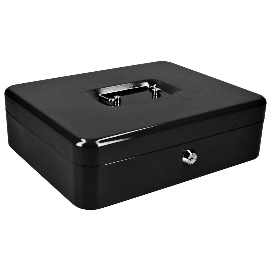 Caja metálica para dinero con charola removible 160 mm x 200 mm x 90 mm Lock CDI20