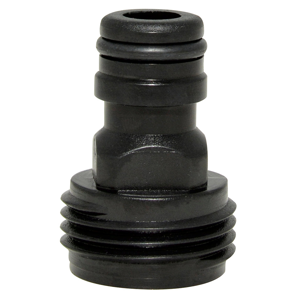 Conector para manguera de riego con sistema clic 3/4" macho Surtek 130384