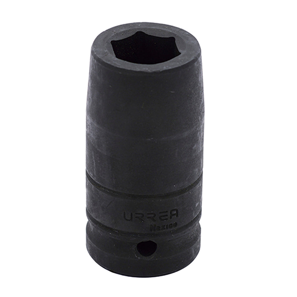 Dado de impacto largo cuadro de 3/4", 6 puntas, métrico, 19 mm Urrea 7519ML