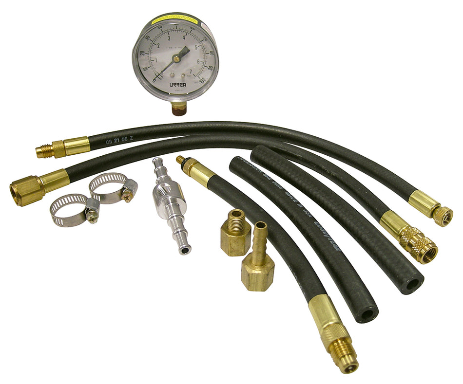 Juego de probador de presión de fuel-inyection, 11 piezas Urrea 2334