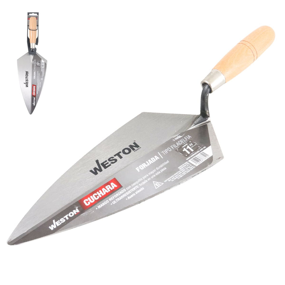 CUCHARA FORJADA TIPO FILADELFIA 11" MANG