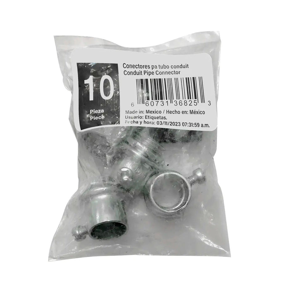 Conector cople para tubo conduit pared delgada 1" Surtek COP1
