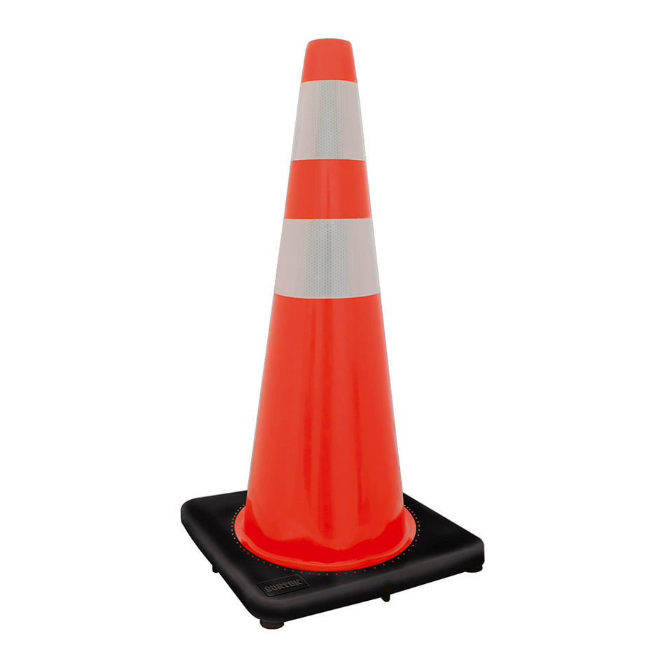 Cono de precaución con banda reflejante, 70 cm Surtek 137462