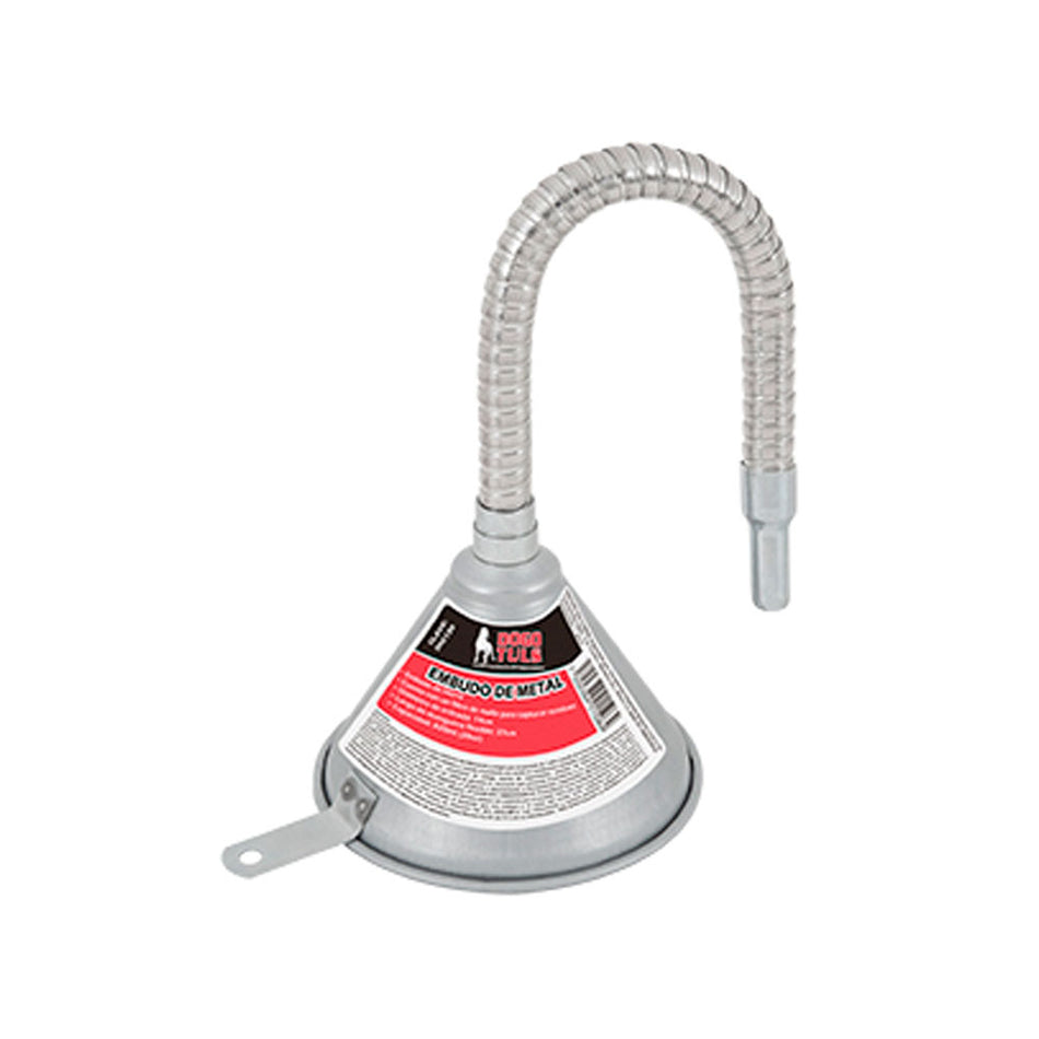 EMBUDO DE METAL CON TUBO FLEXIBLE 37CM DOGOTULS SH2130