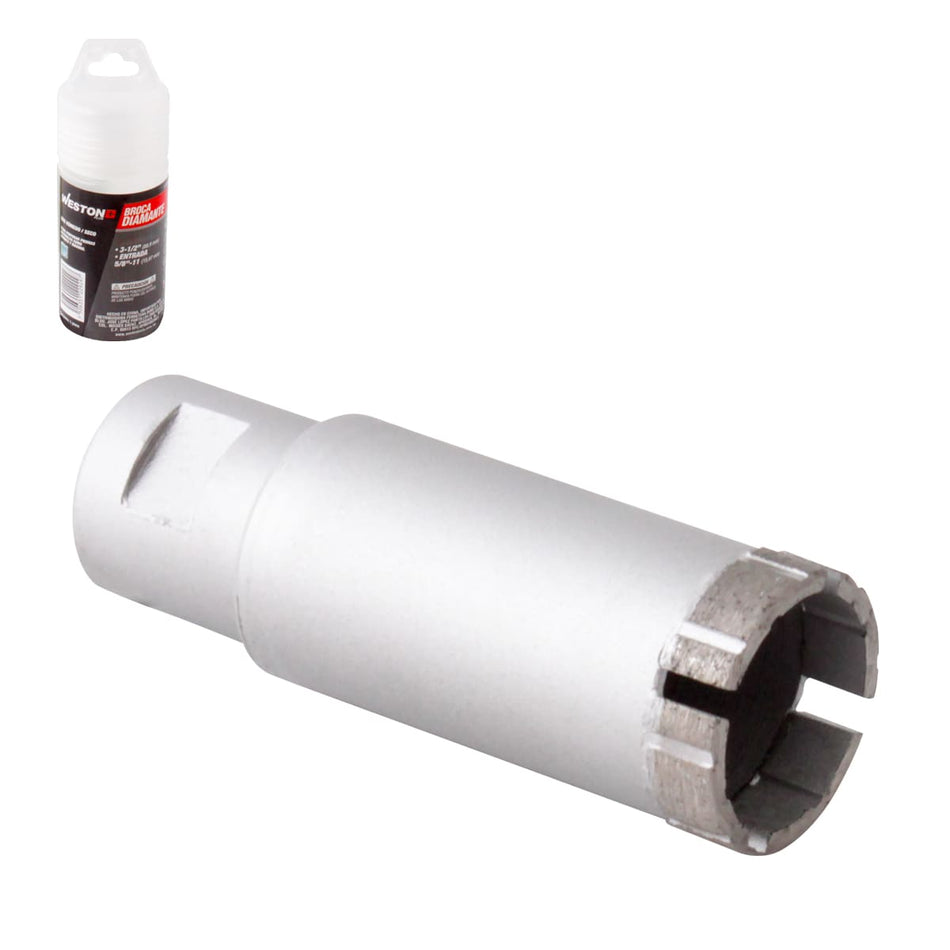 BROCA DE DIAMANTE P/ESMERIL.    1-1/4" x