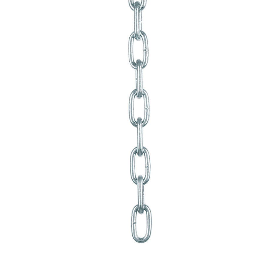 1 metro de cadena galvanizada de 1/4', F
