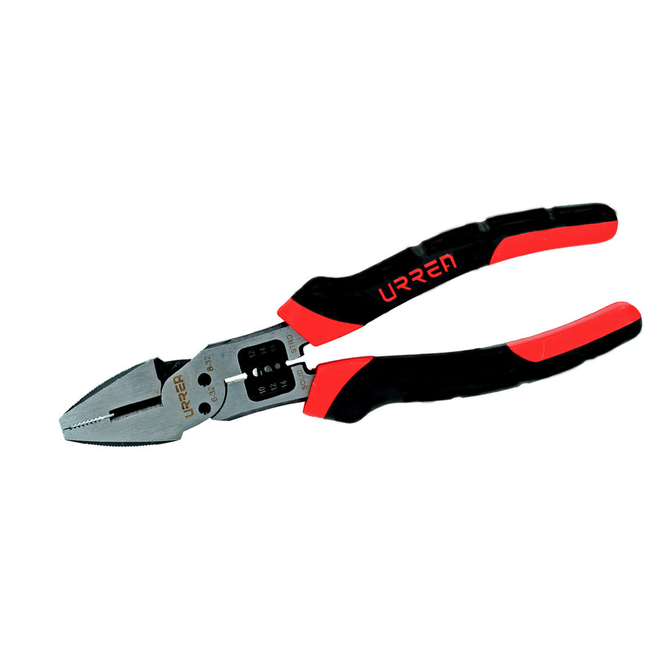Pinza multipropósitos con mango bimaterial de 8" universal Urrea 258MP