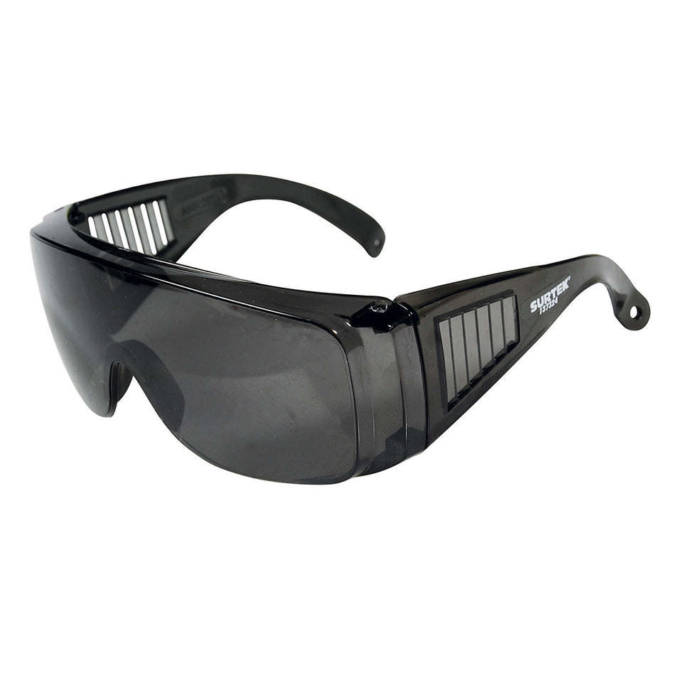 Lentes de seguridad modelo tradicionales, oscuros Surtek 137324