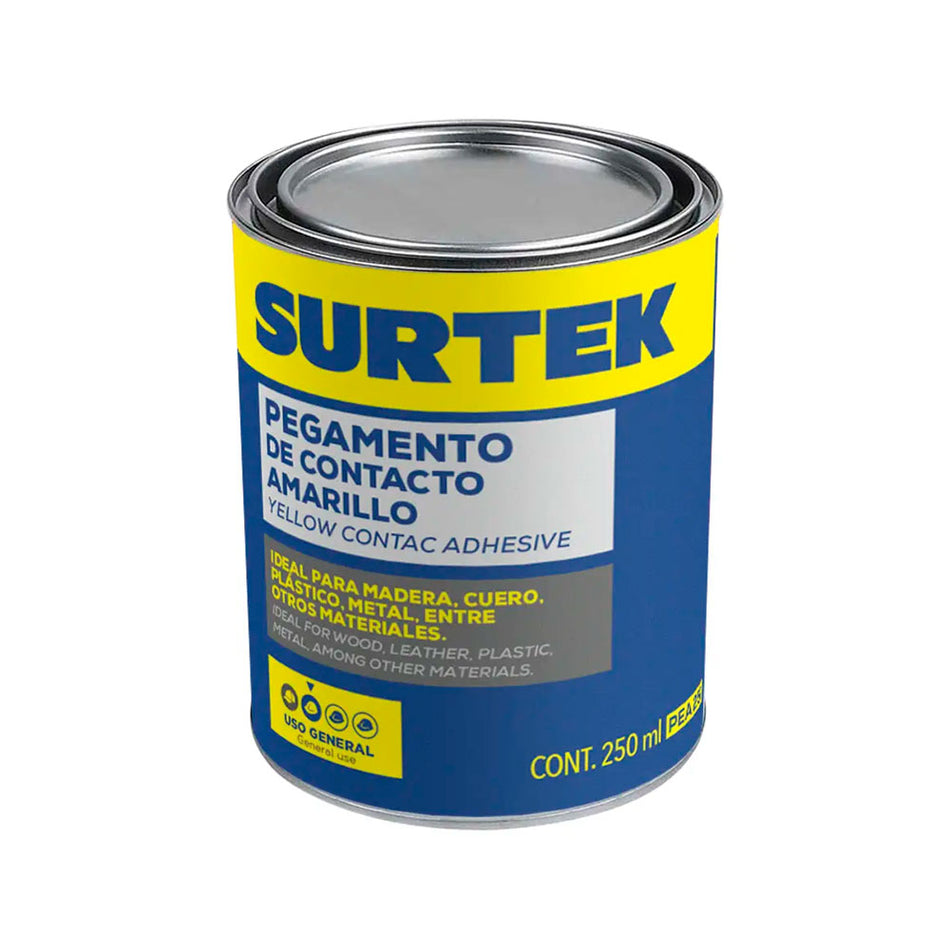 Pegamento de contacto amarillo 250 ml Surtek PEA25