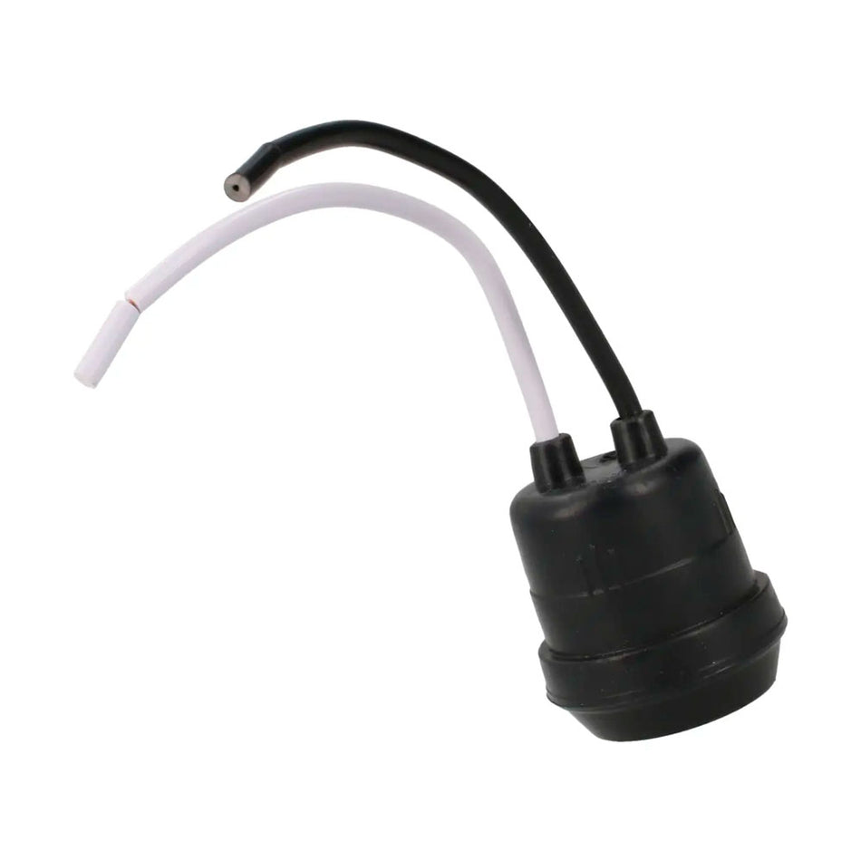 Portalámpara de hule para intemperie, color negro Surtek PTL08