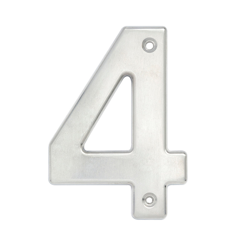 Número 4 bold 4" níquel satinado Lock L604C