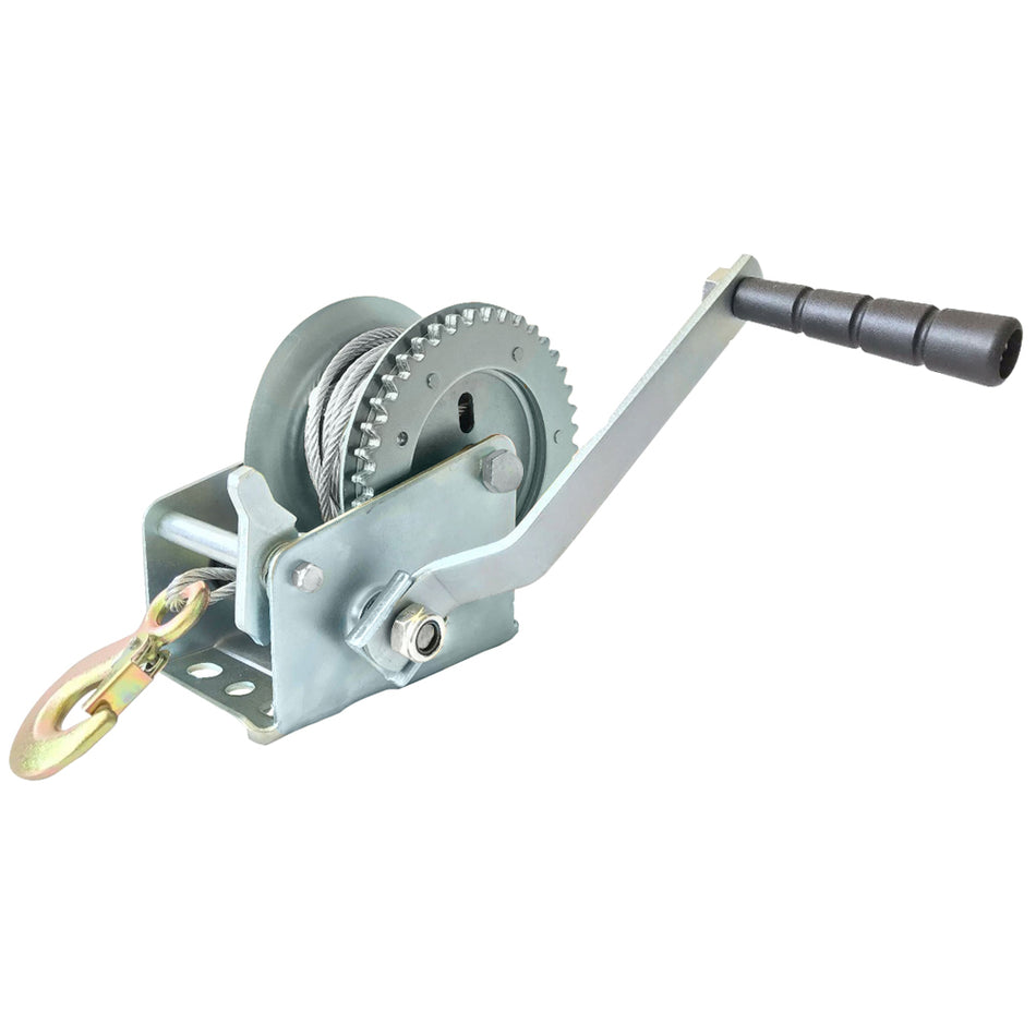 Malacate con manivela con cable 650 kg Surtek MMC2