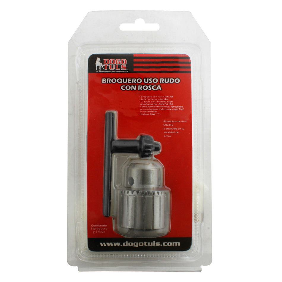 BROQUERO IND 3/8" C/LLAVE ROSCA 24UNF DOGOTULS SO7010