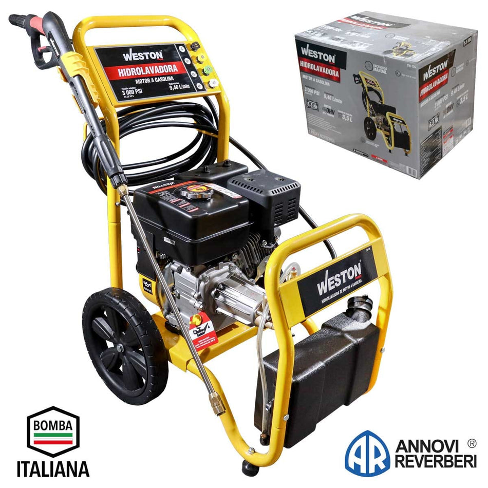 HIDROLAVADORA A GASOLINA 3000PSI, WESTON