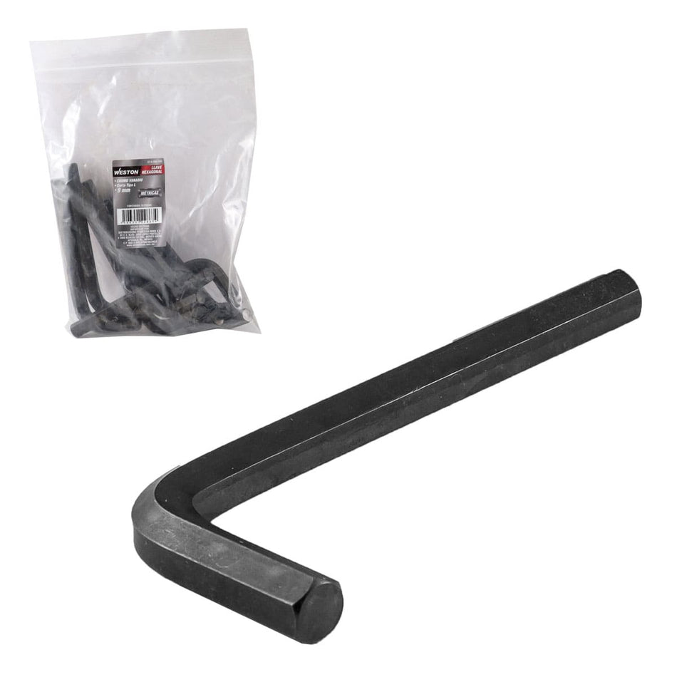 LLAVE HEXAGONAL L CORTA CrV  9MM  (PRECI