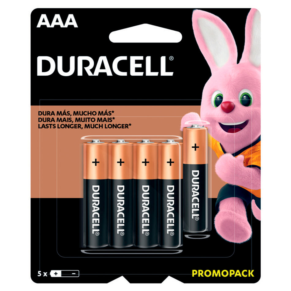 Pila alcalina Duracell® "AAA", 5 piezas Surtek MN2400X5
