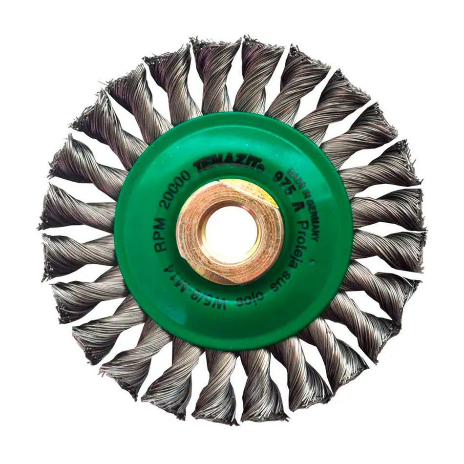 Cepillo circular trenzado de 100 x 0.356