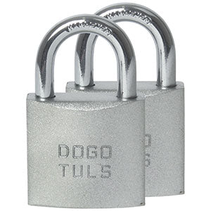 CANDADO JGO 2PZ HIERRO 38MM GANCHO CORTO DOGOTULS SH9016