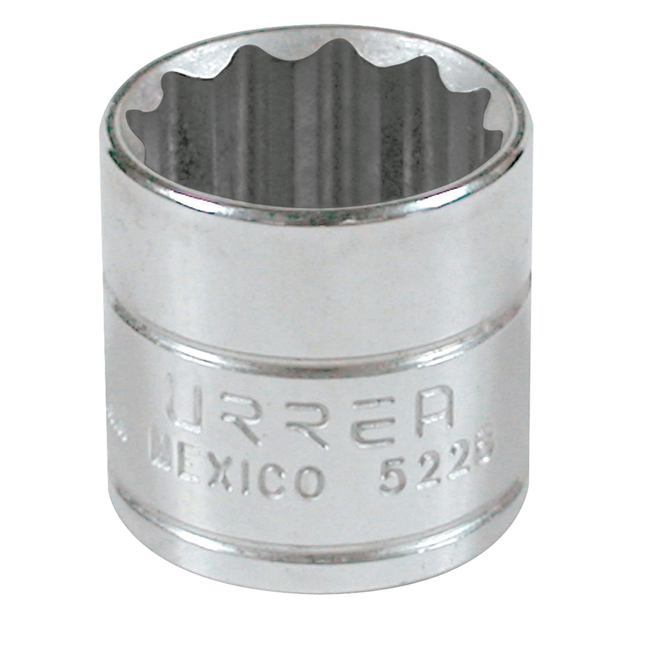 Dado cuadro de 3/8", 12 puntas, en pulgadas, 7/8" Urrea 5228