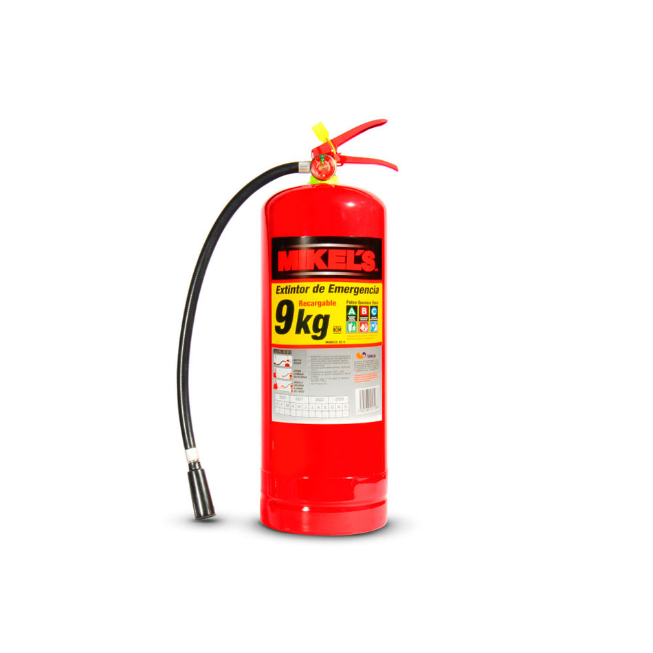 Extintor de emergencia recargable  (9 kg MIKELS EE-9