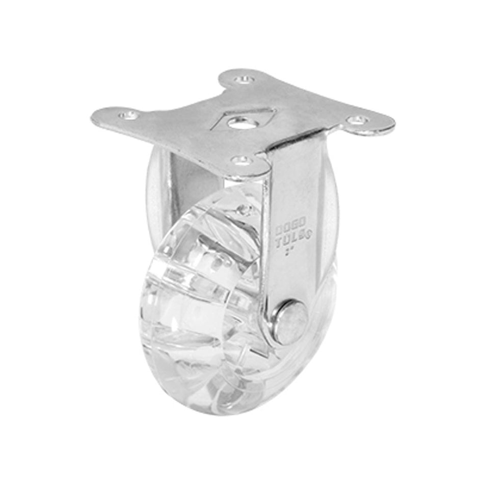 RODAJA PU TRANSPARENTE FIJA 2" DOGOTULS ZF5250