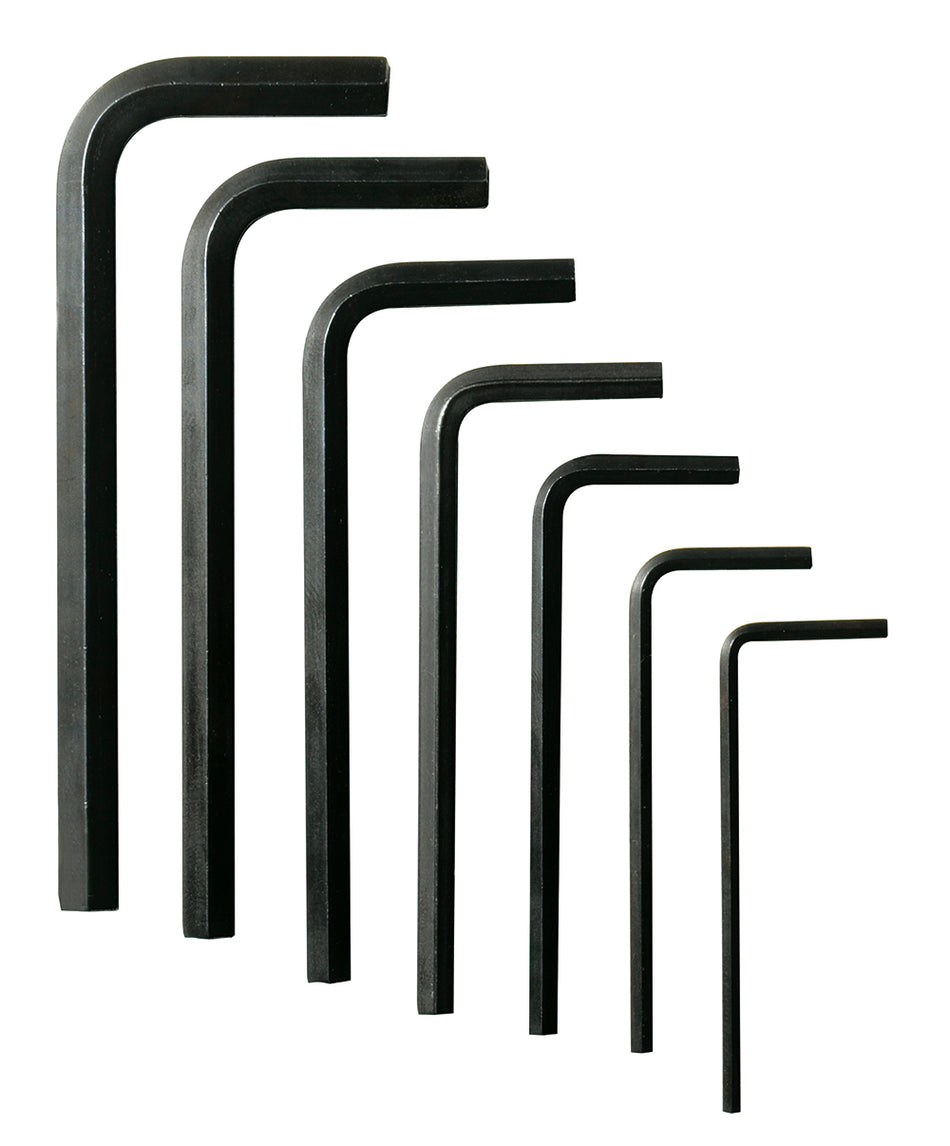 Juego de llaves hexagonales tipo "L", métricas, 7 piezas Urrea 4977M