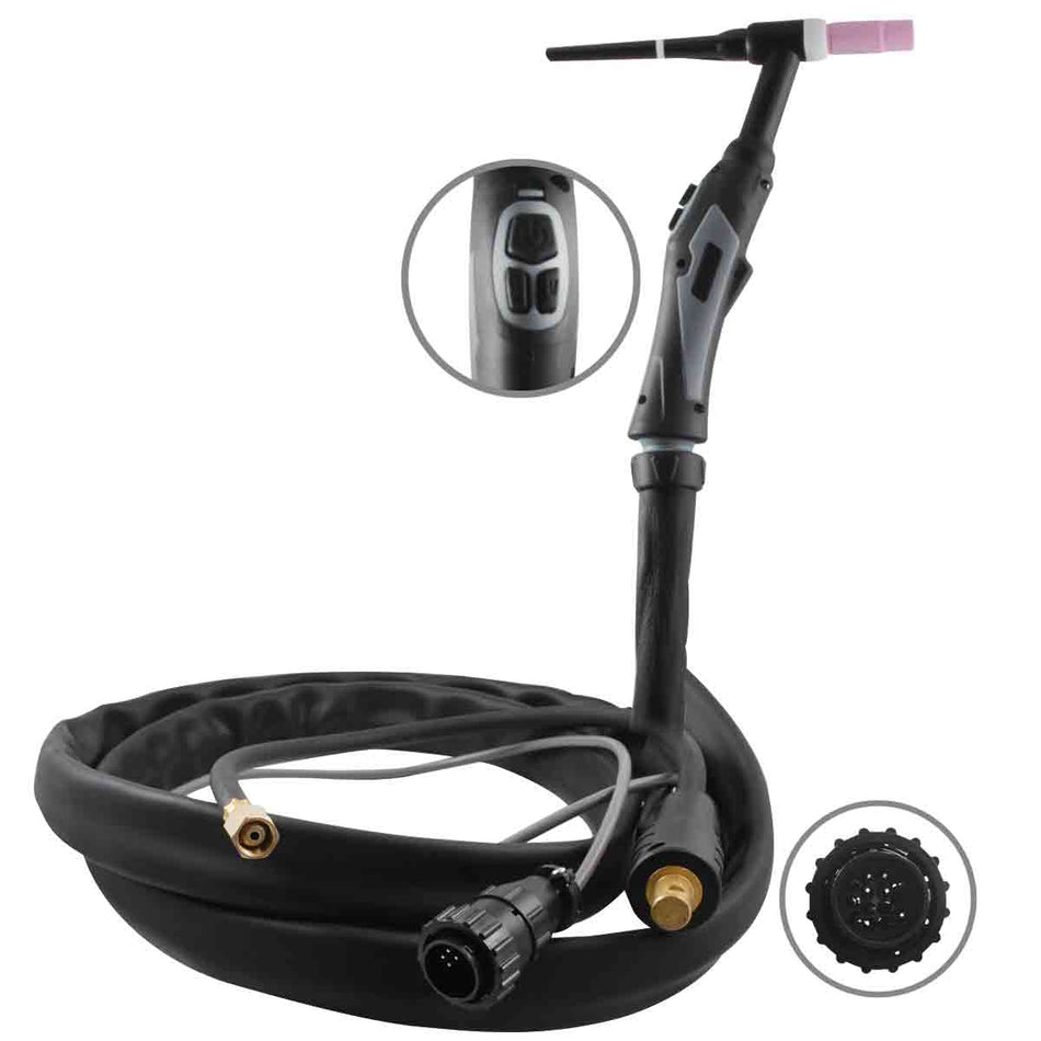 ANTORCHA TIG 26 TIPO PRO-GRIP 3M, WESTON
