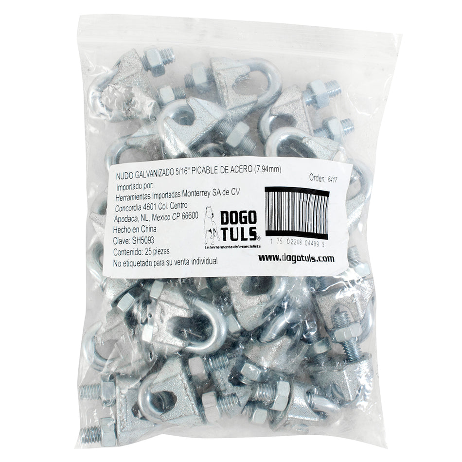 NUDO GALVANIZADO 5/16" HIERRO MALEABLE DOGOTULS SH5093