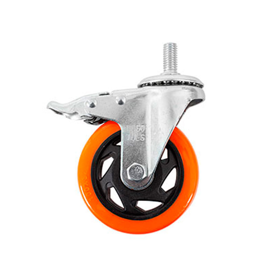 RODAJA PVC NARANJA ESPI ROSC 1/2 FRENO 4 DOGOTULS ZF5197