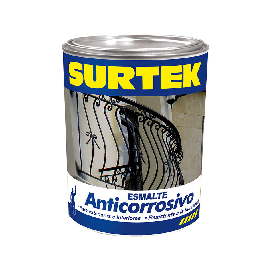 Esmalte anticorrosivo 1 Lt color blanco Surtek SP30200