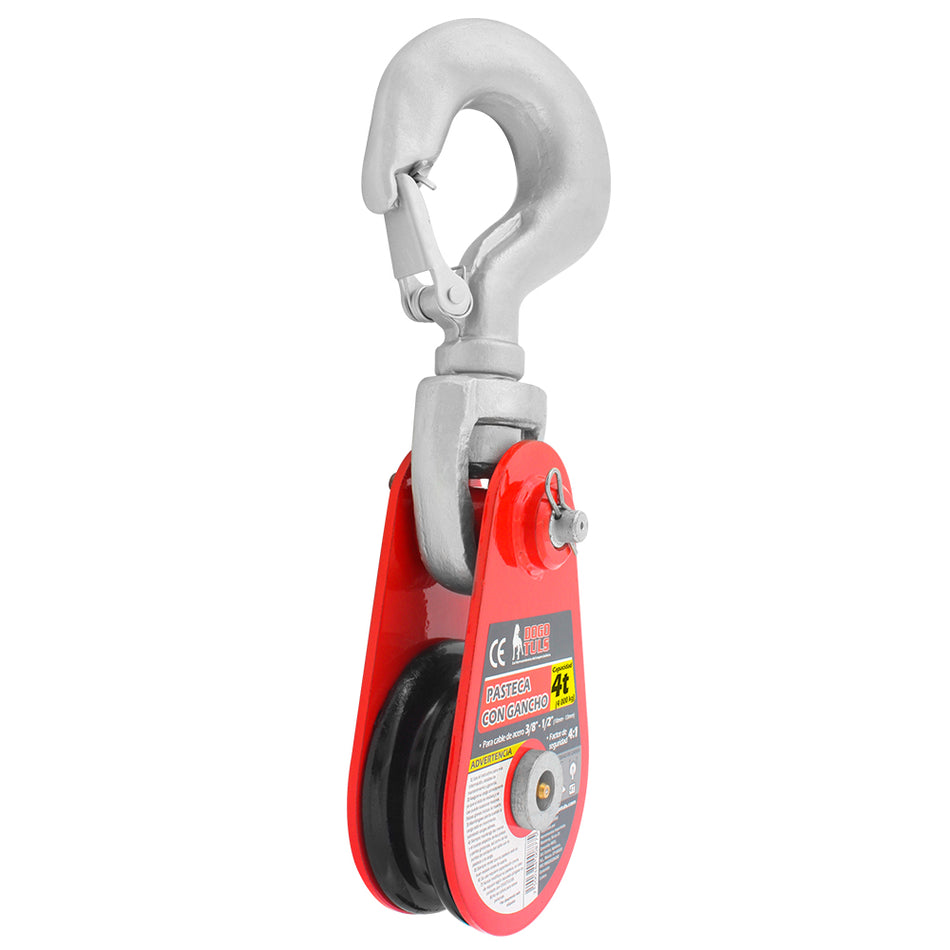 PASTECA 4T GANCHO P/CABLE ACERO DE 1/2" DOGOTULS CD5034