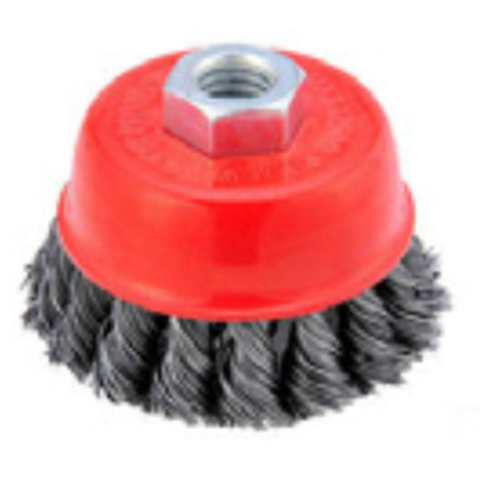 CEPILLO TIPO COPA TRENZADA SIN ARO 4"  E