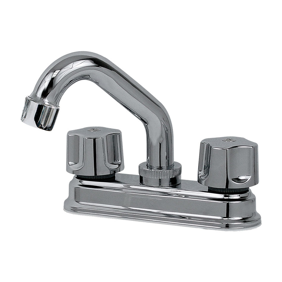 MEZCLADORA P/LAVABO C/CUBIERTA DE LATON,