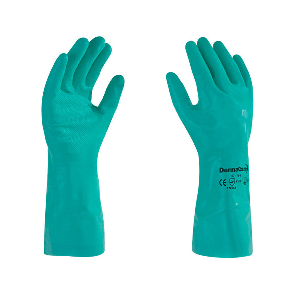 GUANTE DE NITRILO VERDE TALLA 8 ESPOMEGA 67-175M