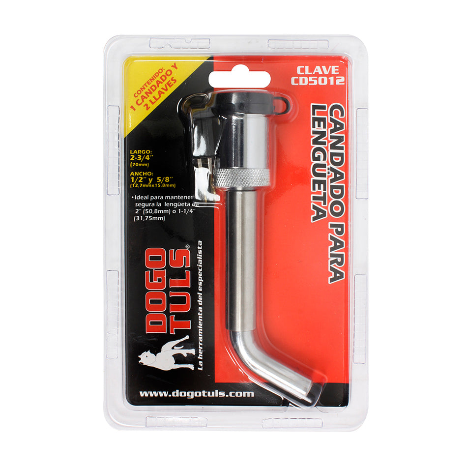 CANDADO LENGÜETA (1/2" Y 5/8") X 2-3/4" DOGOTULS CD5012